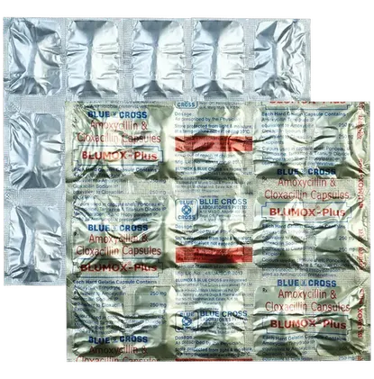 blumox plus capsule 15's